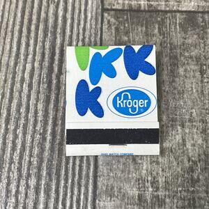 Kroger Brand Foods Grocery Store Market Matchbook Unused